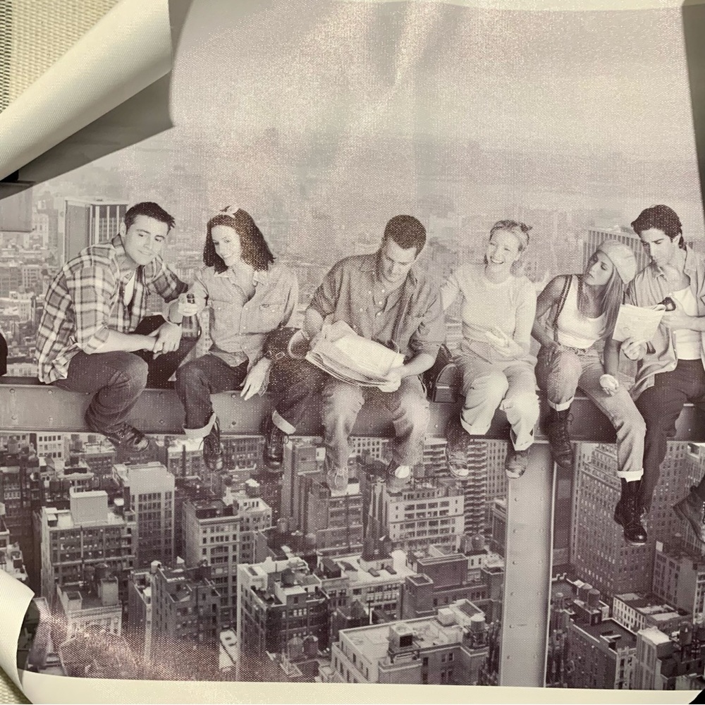 NEW Friends Over New York Romantic Sitcom Television Show Postcard Poster print